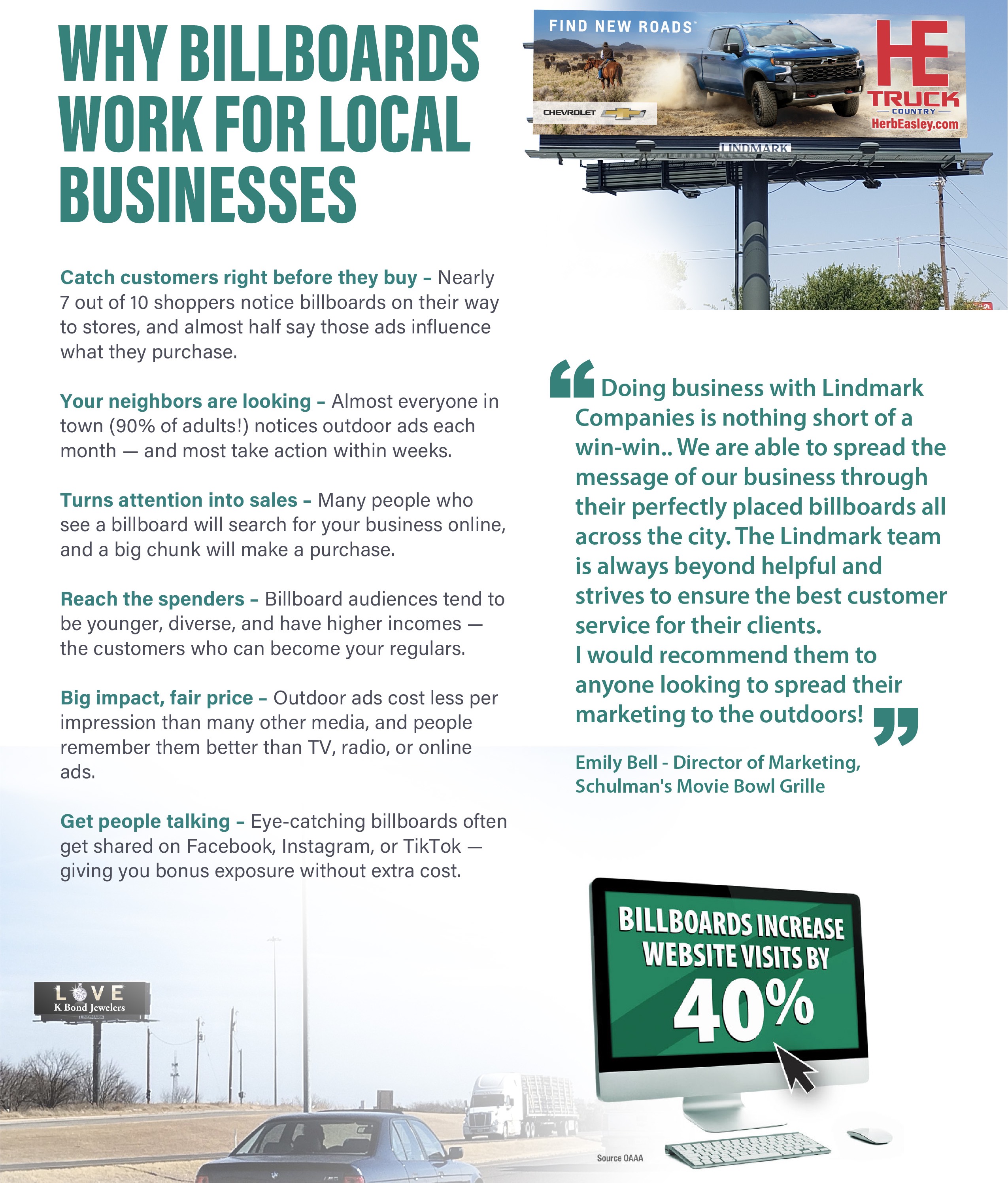 WHY BILLBOARDS WORK FOR LOCAL BUSINESSES
